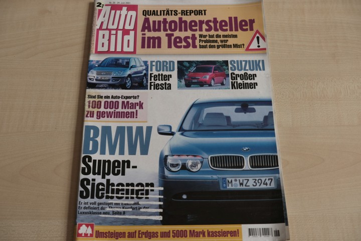 Deckblatt Auto Bild (26/2001)
